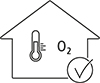 Piktogramm für SmartCoop Temperatur-Luftverhaeltnisse