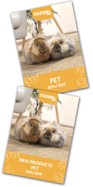 titles of Kerbl Pet catalogue and Kerbl Pet New Products brochure