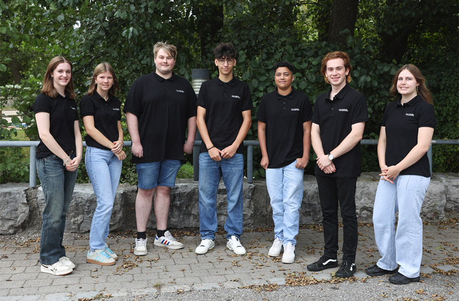 Gruppenbild der Auszubildenden der Albert Kerbl GmbH von 2024