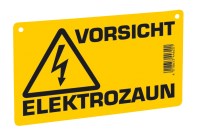 Warnschild Vorsicht Elektrozaun!