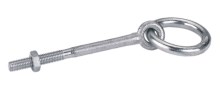 Bar ring with threaded screw