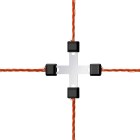 Poly wire cross-connector Litzclip®