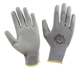 Gants en tricot fin Gnitter Grey